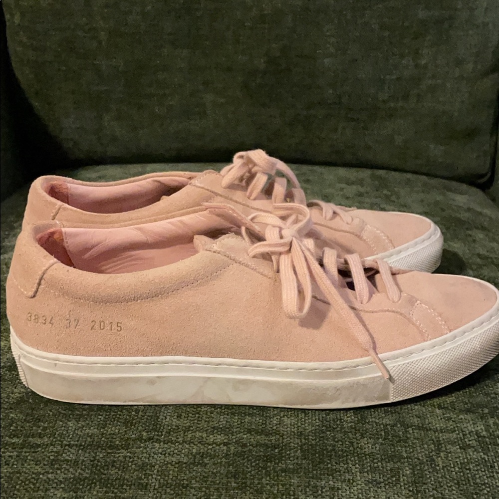Pink Common Project Sneakers -37
